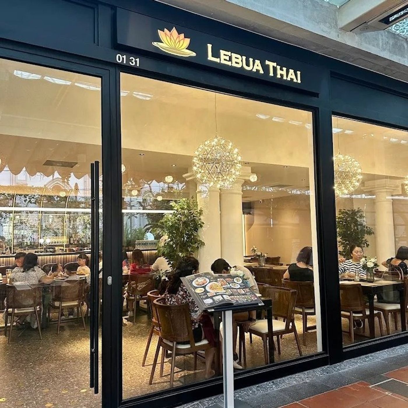 Lebua Thai restaurant storefront at unit 01-31 in CHIJMES Singapore