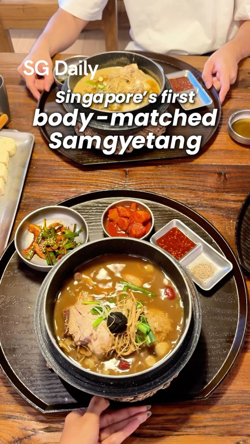 Singapore's first body-matched samgyetang at Novena Square
