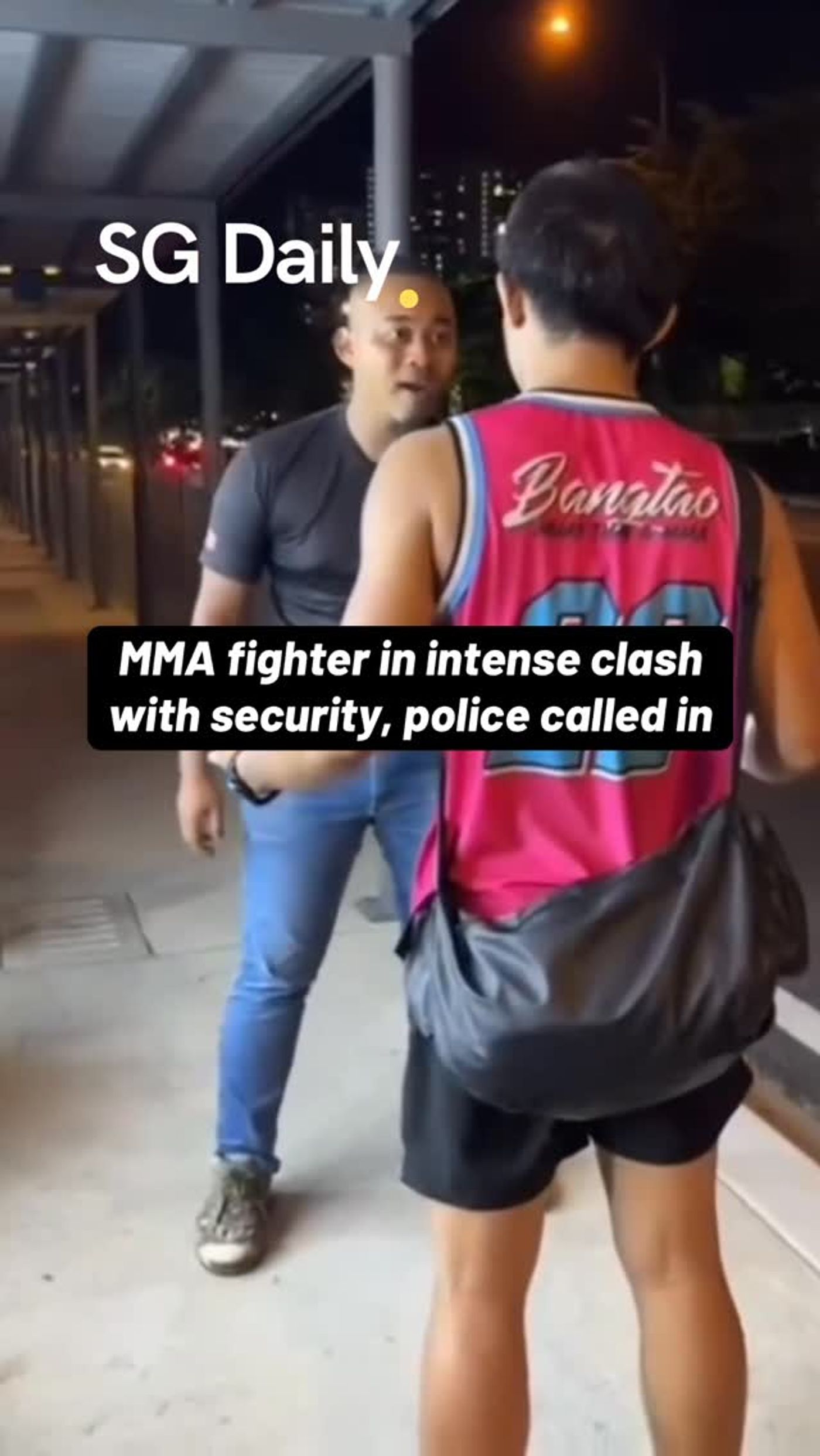 MMA fighter in intense clash with security, police called in