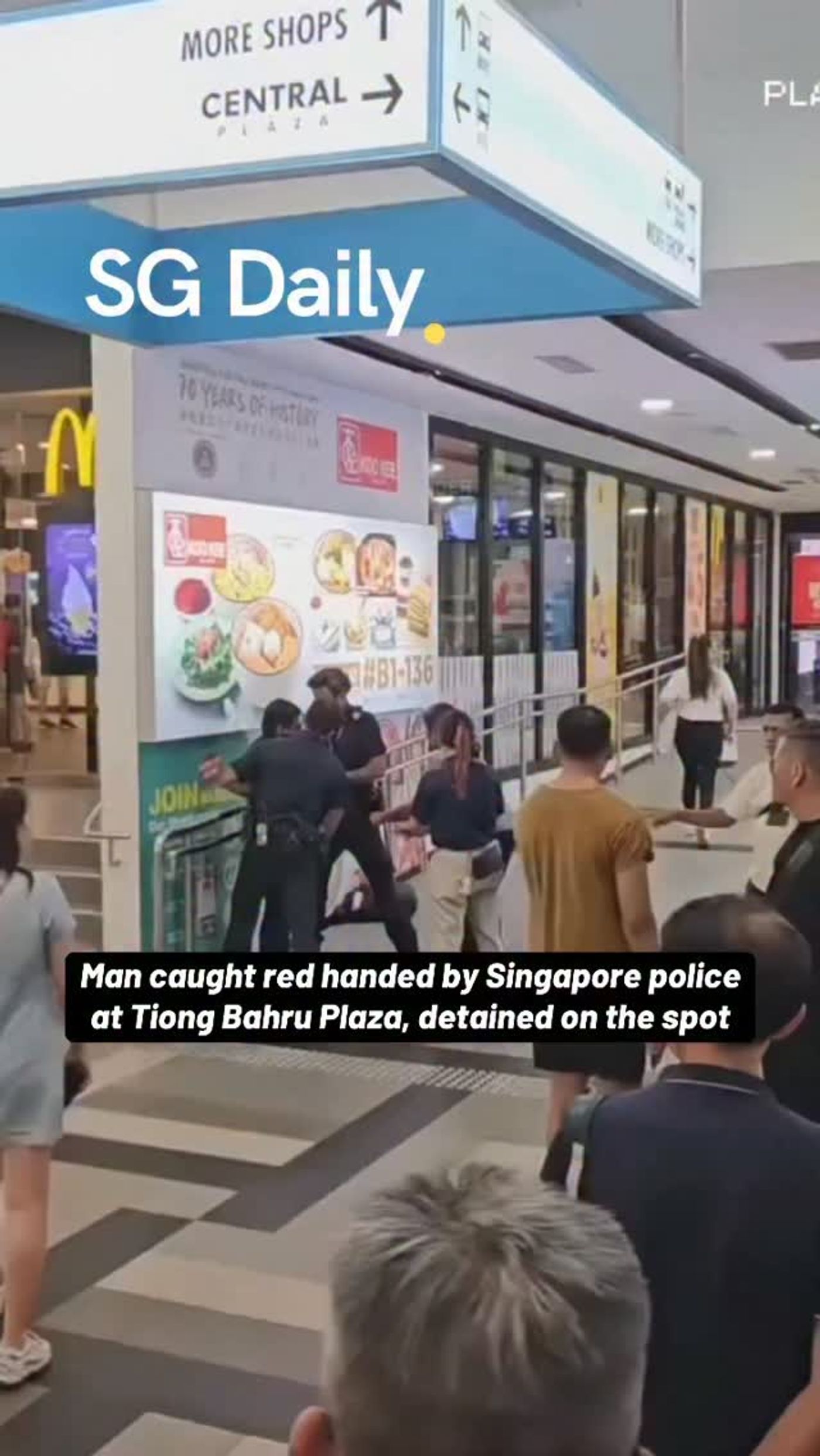 Man wanted for drug offences arrested at Tiong Bahru Plaza