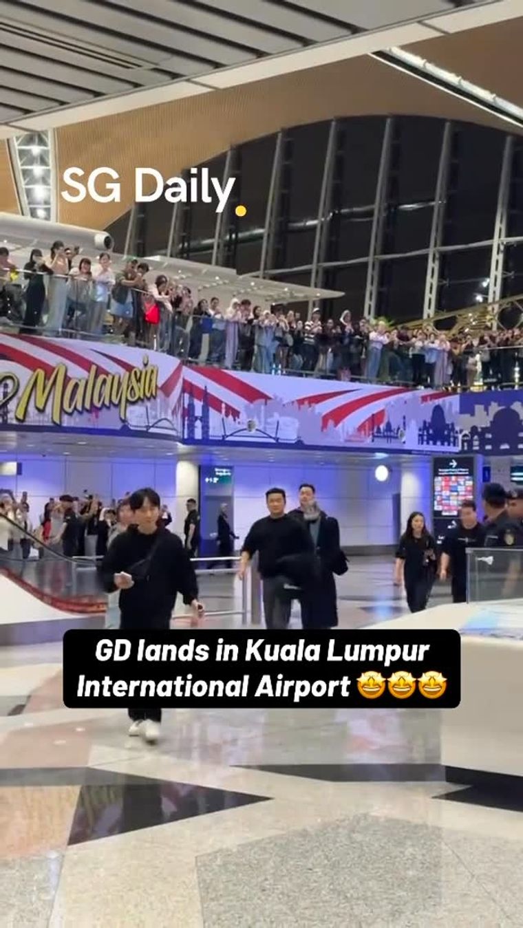 GD lands in Kuala Lumpur International Airport