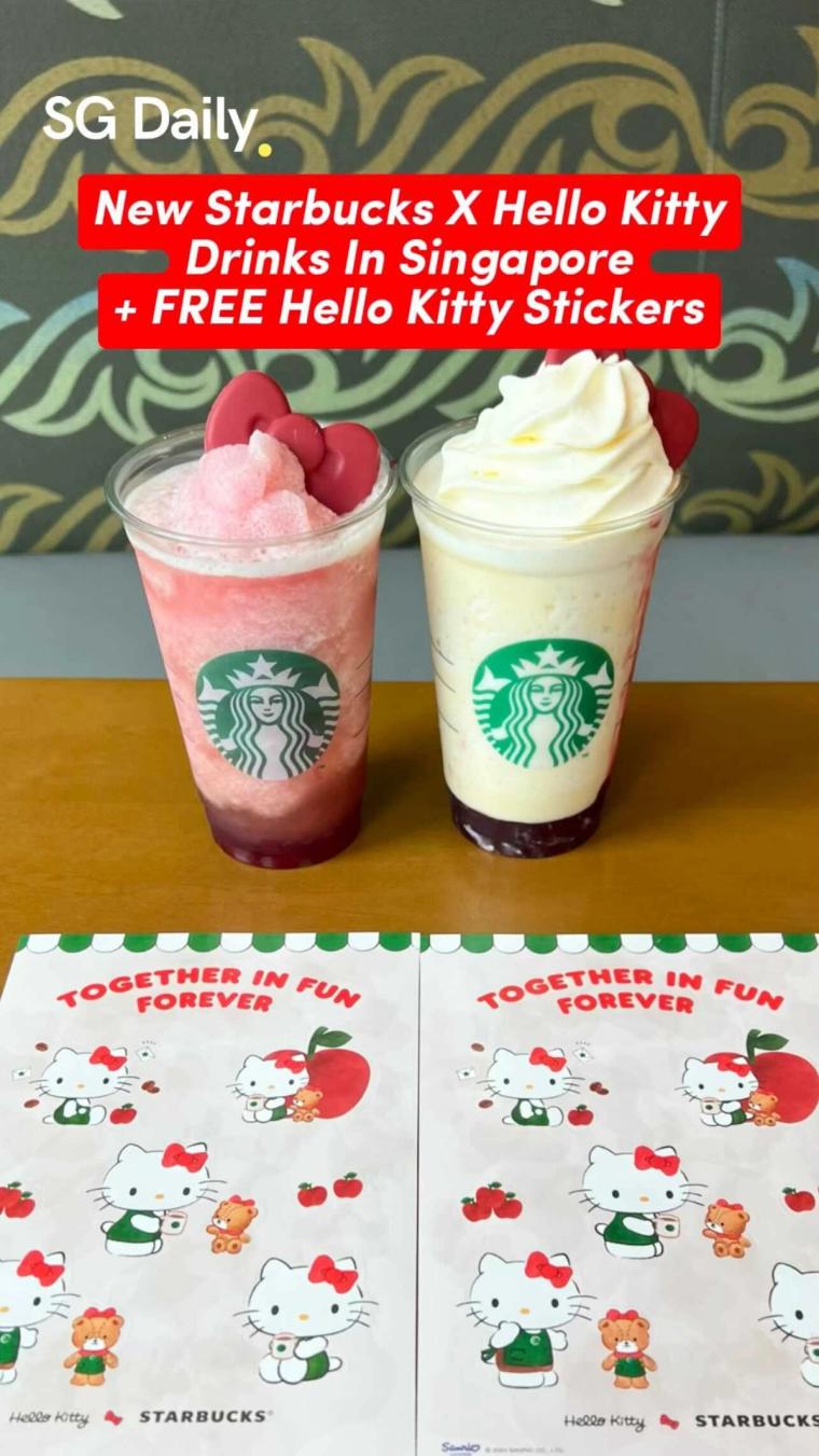 New Starbucks x Hello Kitty Drinks in Singapore