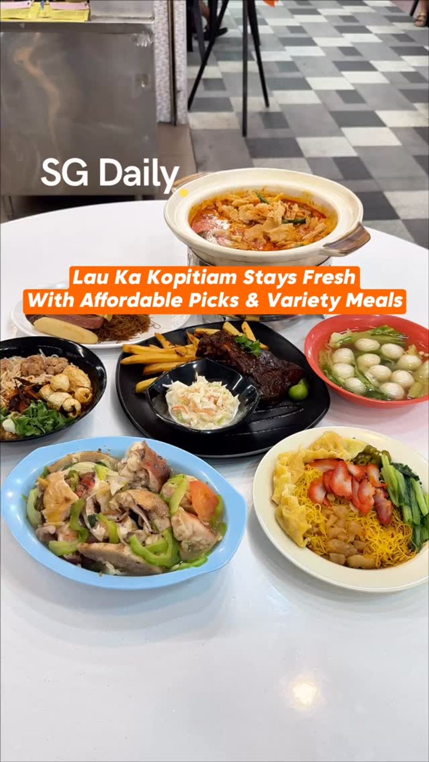 Lau Ka Kopitiam’s Bedok menu starts with $1.80 economic beehoon