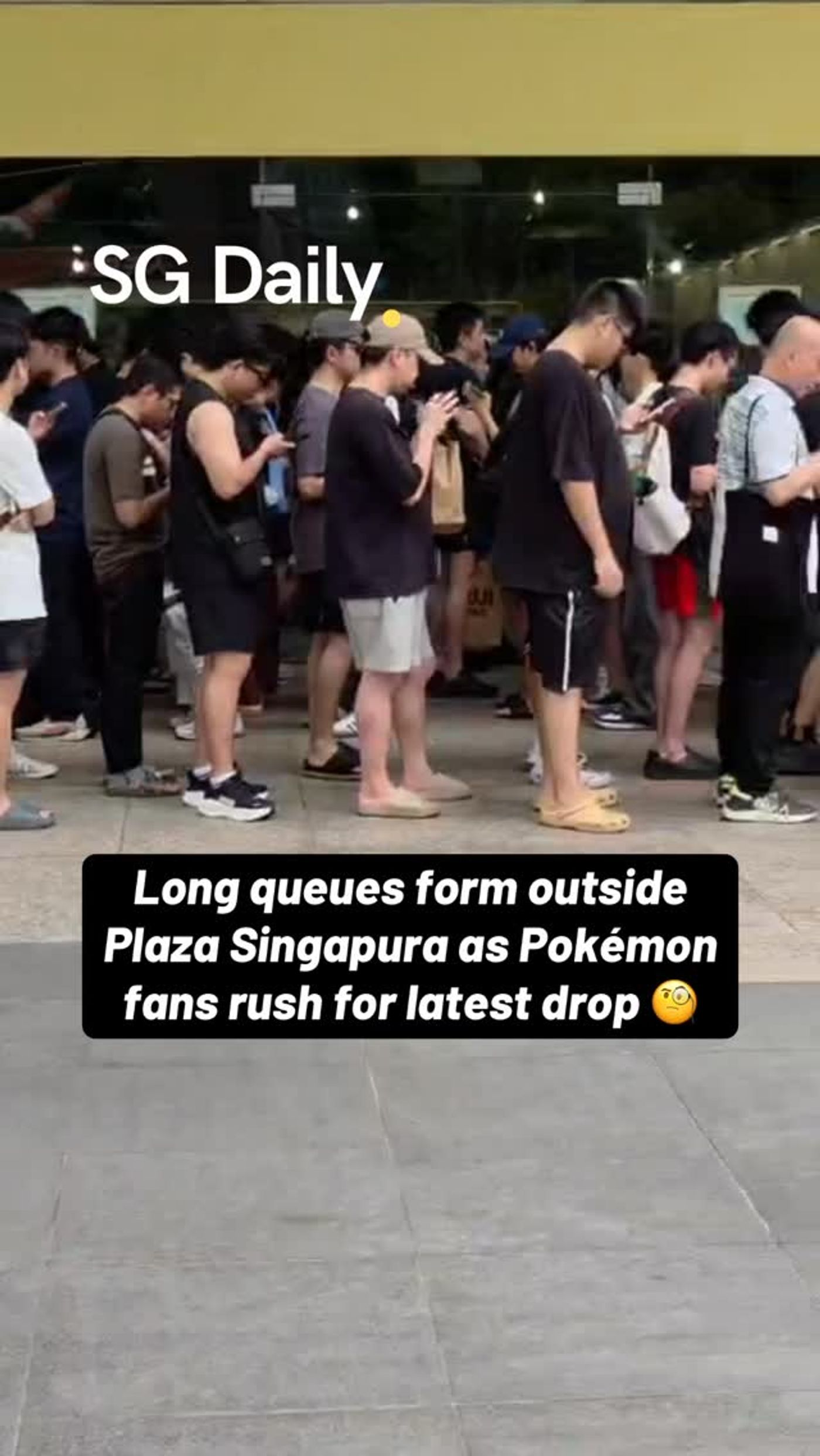 Long queues form at Plaza Singapura as Pokémon fans rush for latest drop