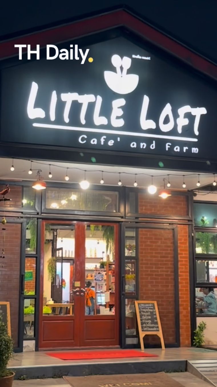 Little Loft Café & Farm: pizza and an evening garden