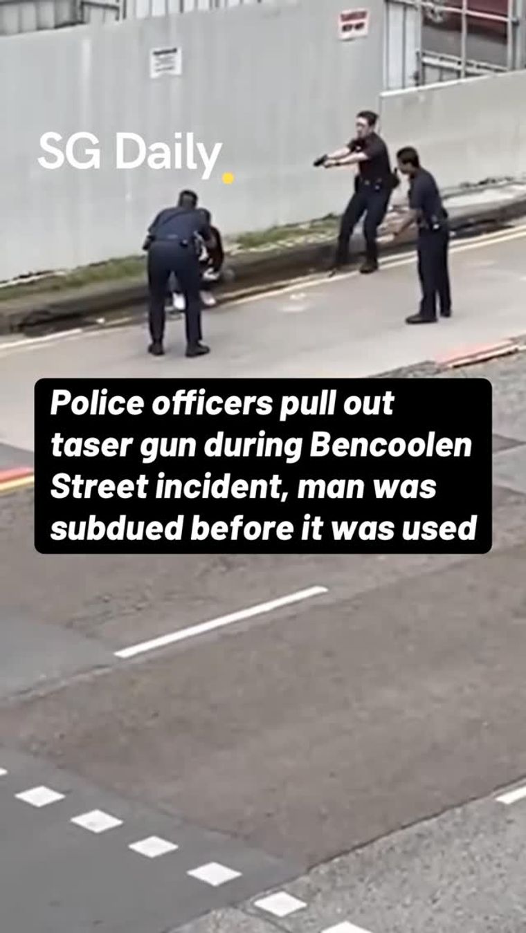 Police drew Taser during 2022 Bencoolen Street arrest
