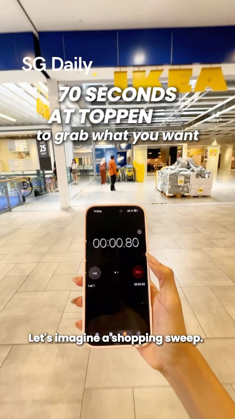 70 Seconds at TOPPEN to Grab What You Want