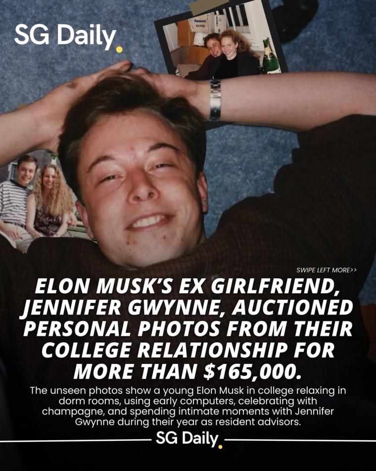Elon Musk's college photos and memorabilia auctioned for more than US$165,000
