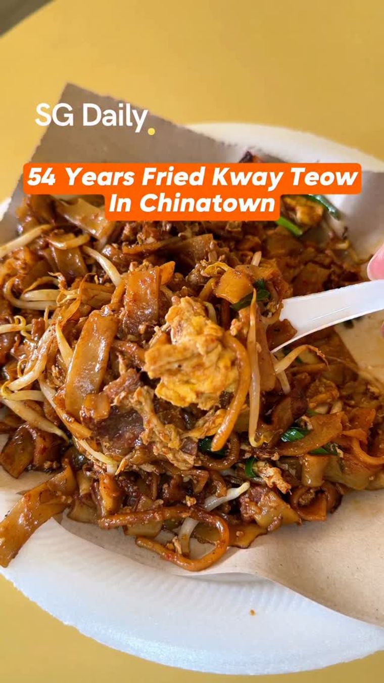 54 Years of Fried Kway Teow in Chinatown
