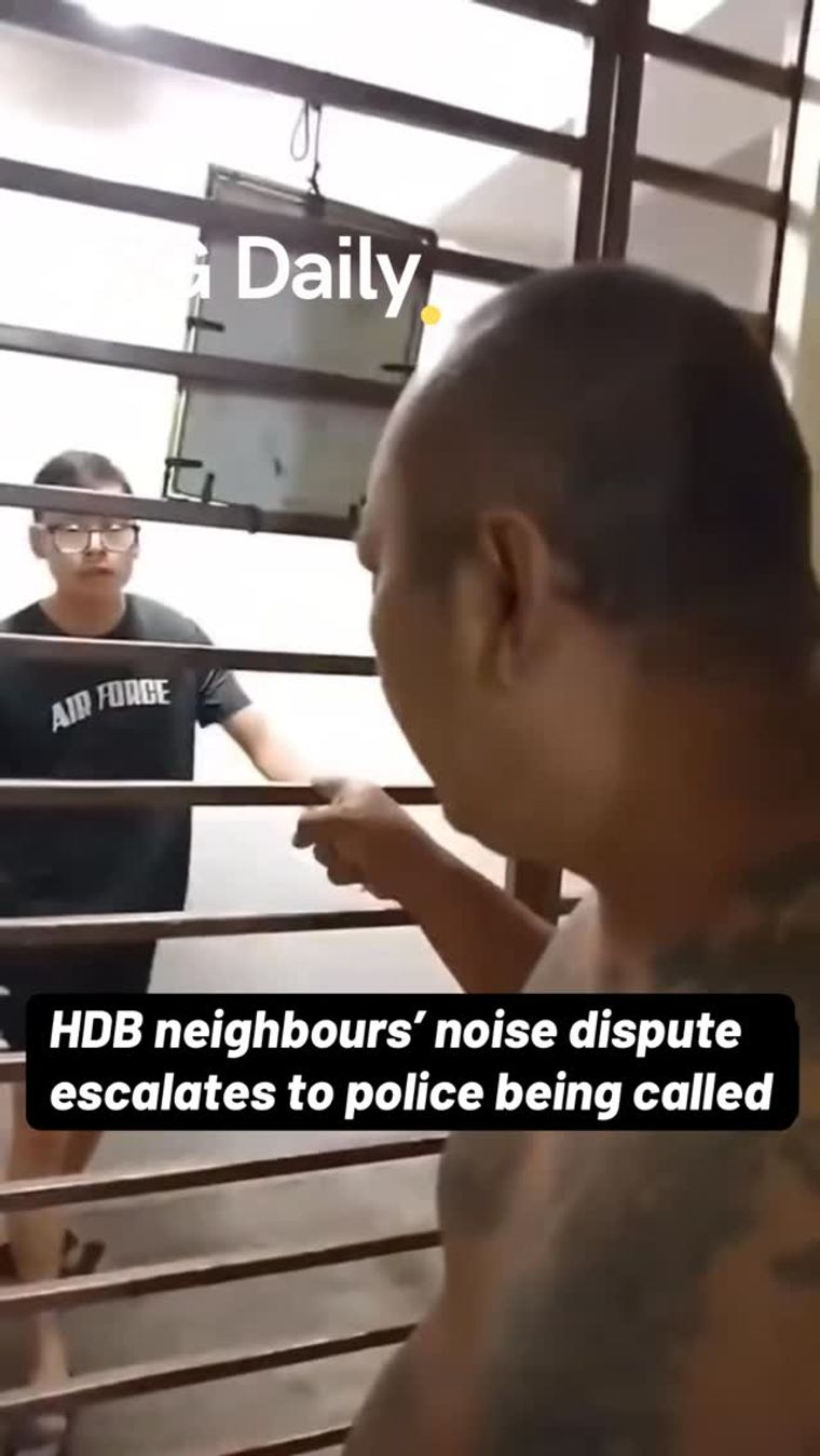 Neighbour dispute over a noisy child ends with police called