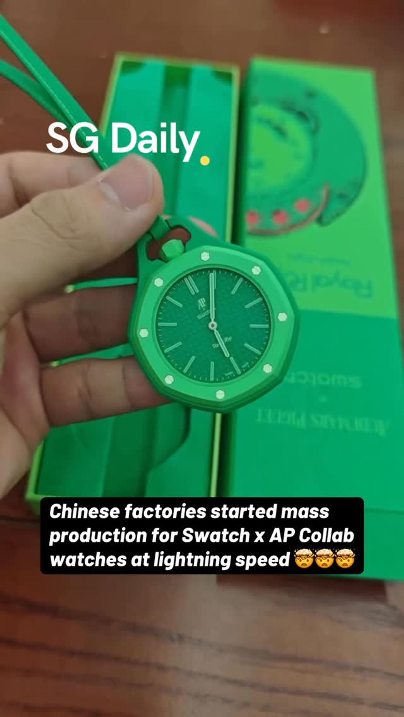 Factories in China move quickly on Royal Pop-style watches
