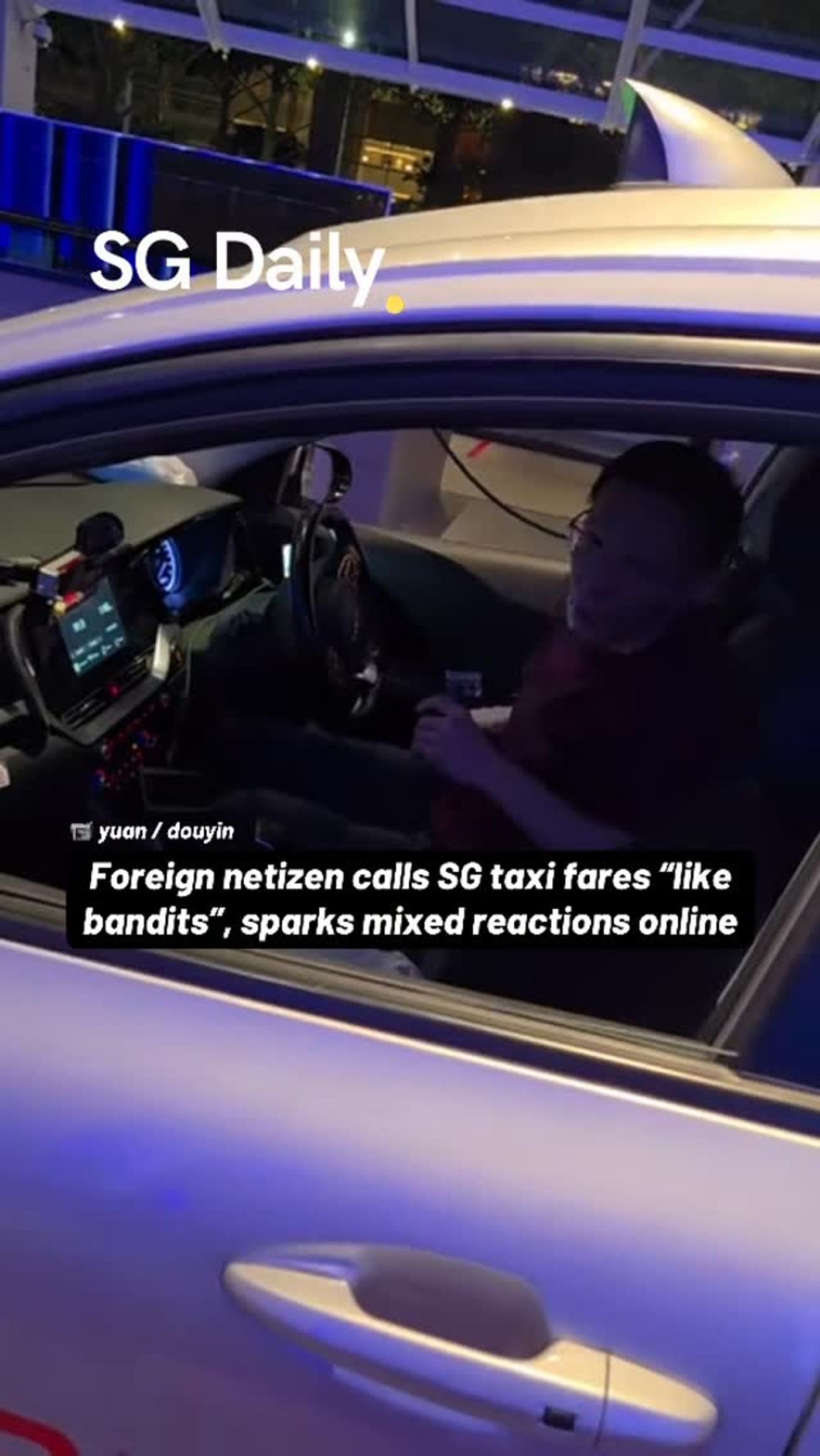 Foreign visitor calls Singapore taxi fares "like bandits"