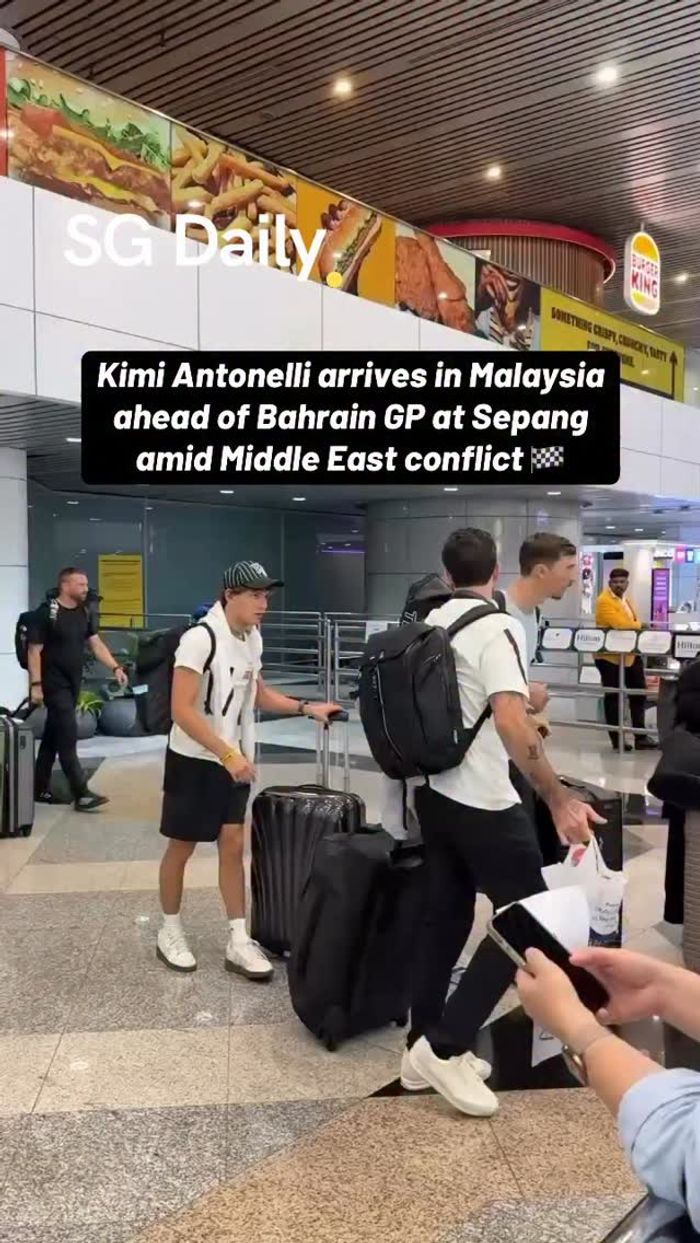 Kimi Antonelli Arrives in Malaysia Ahead of Bahrain GP at Sepang
