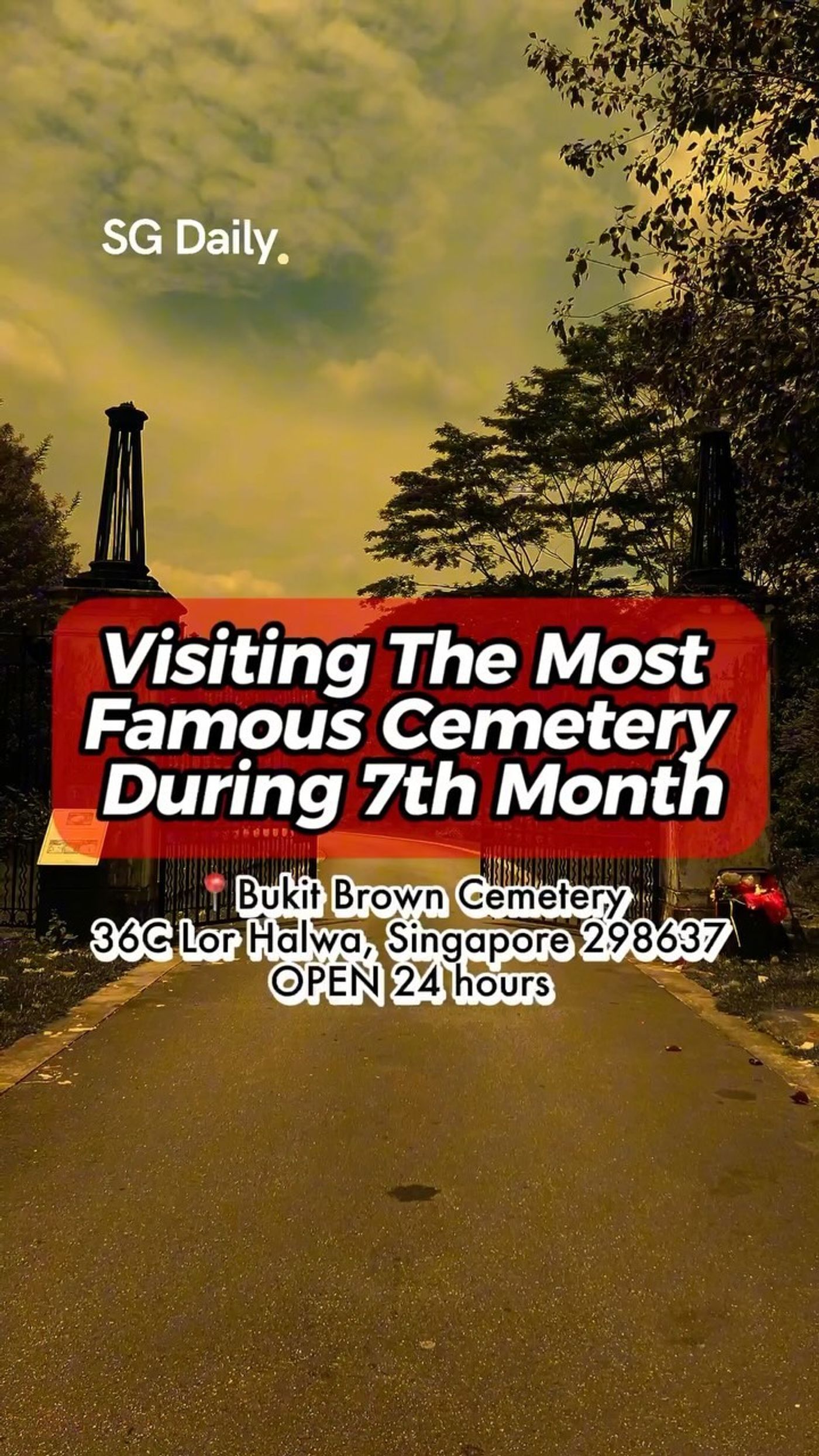 Visiting Bukit Brown Cemetery During the 7th Month