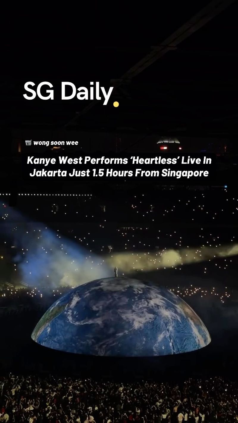 Kanye West Performs 'Heartless' Live In Jakarta Just 1.5 Hours From Singapore