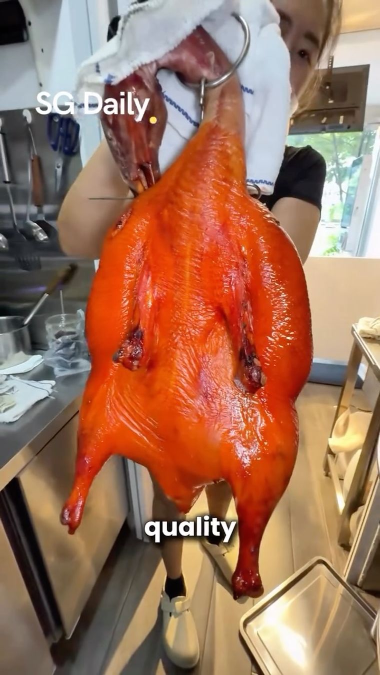 Pipa duck at Eat3Cuts in Geylang