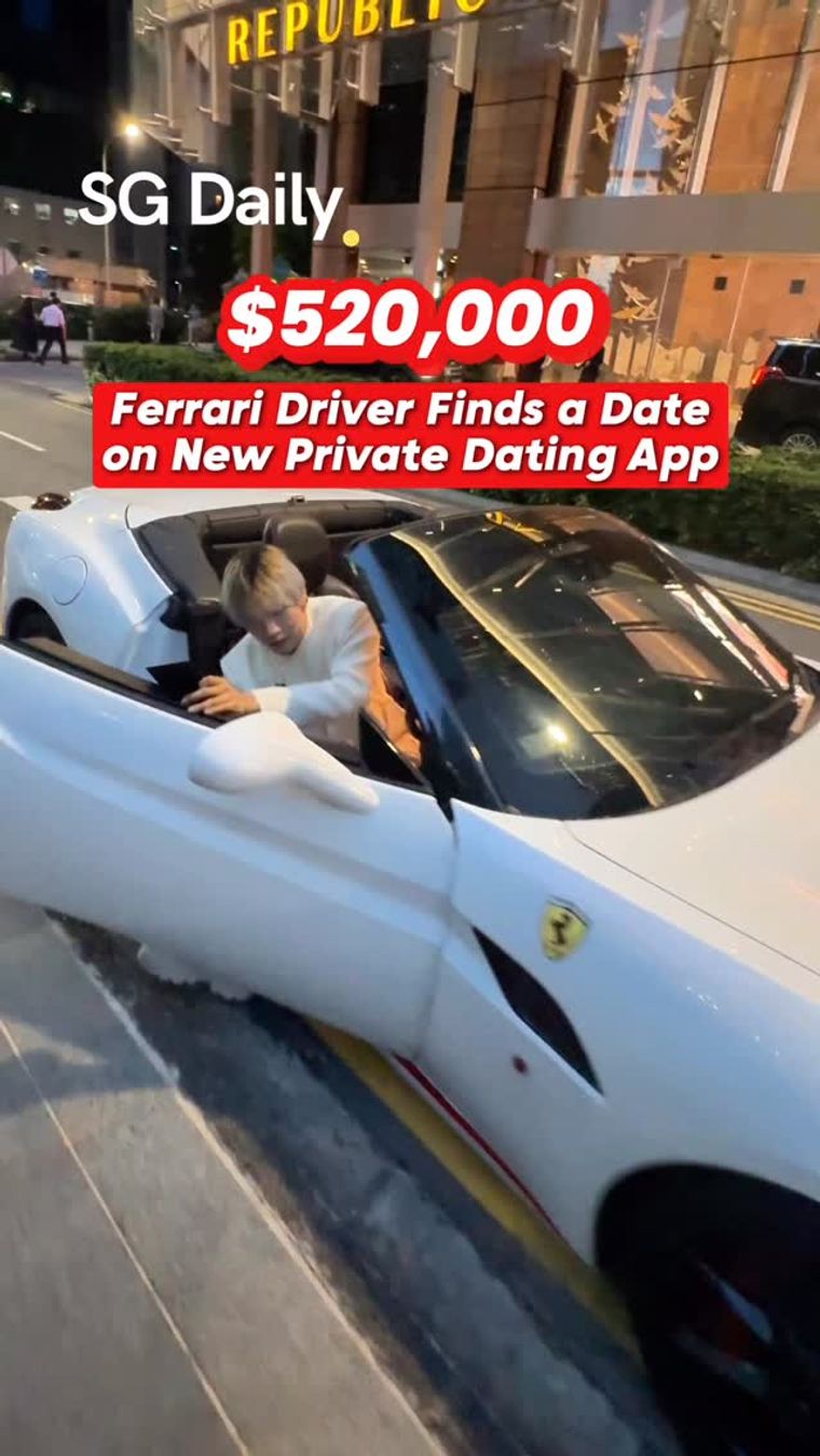 $520,000 Ferrari driver finds a date on new private dating app