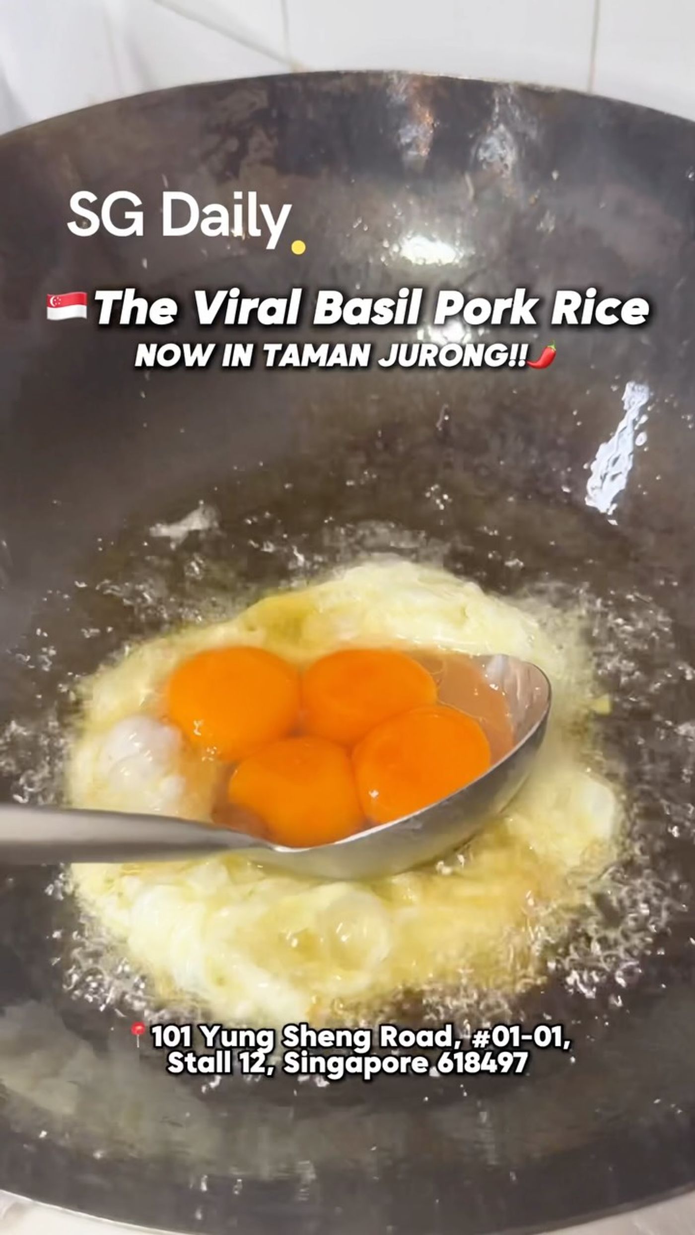 The Viral Basil Pork Rice Is Now in Taman Jurong