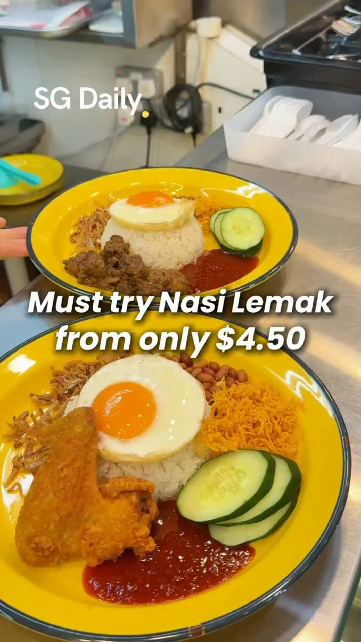 Nasi lemak from $4.50 in Clementi
