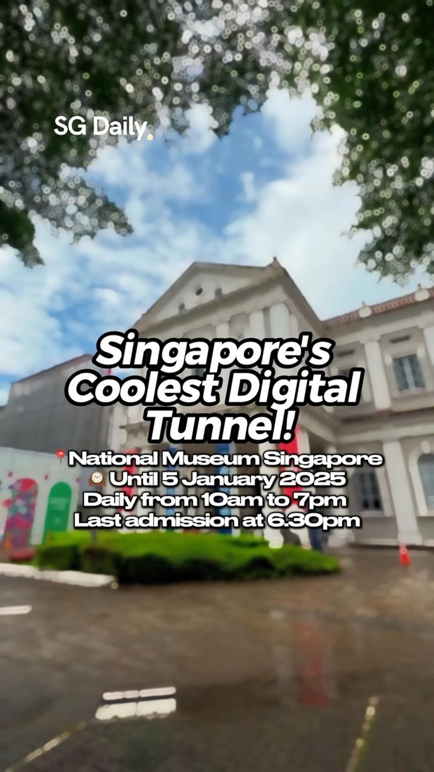 Singapore's Coolest Digital Tunnel at the National Museum