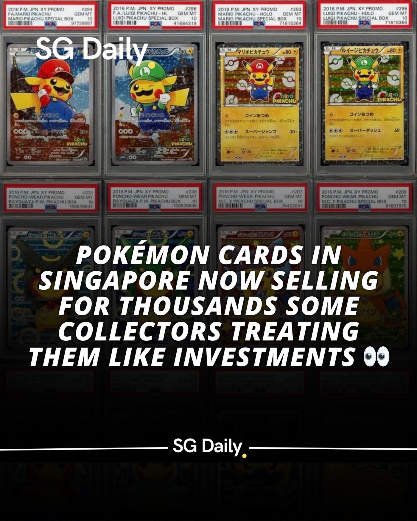 Pokémon cards in Singapore are selling for thousands