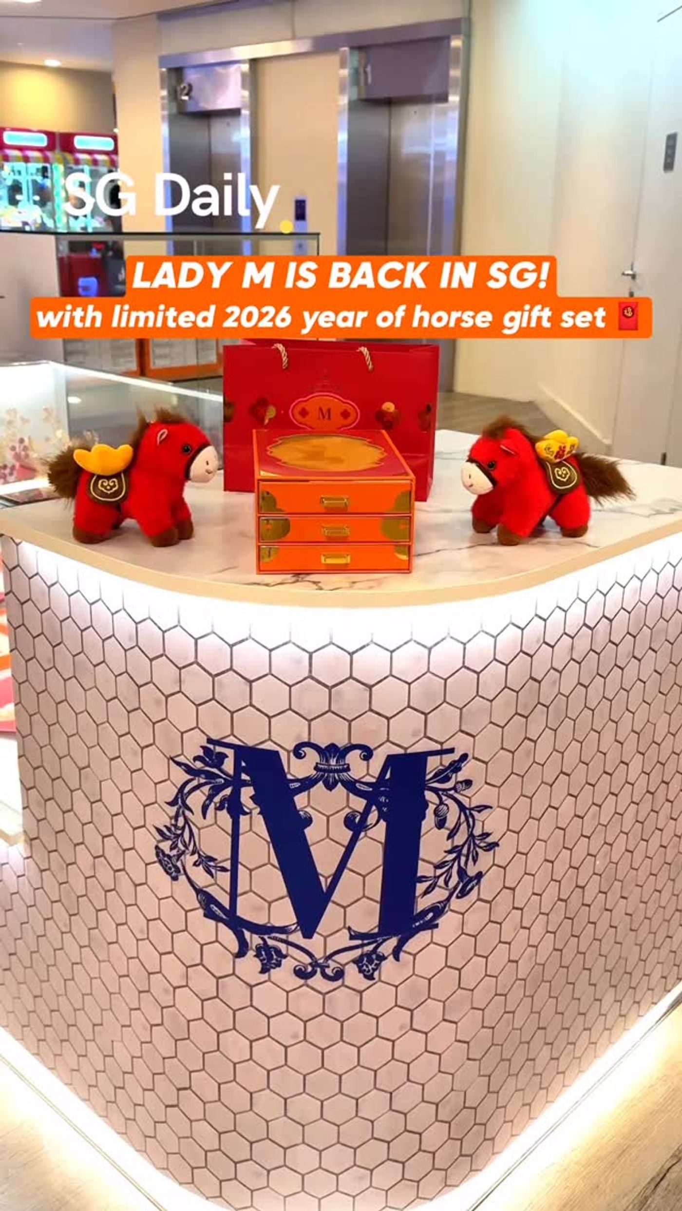 Lady M returned to Singapore with a 2026 Year of the Horse gift set