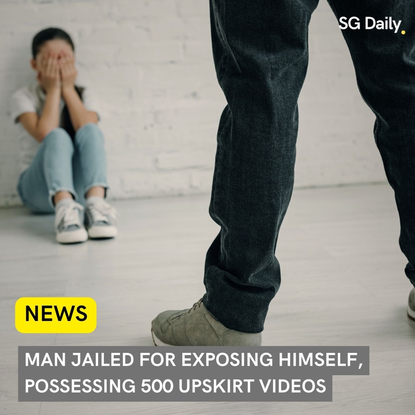 Man Jailed for Exposing Himself, Possessing 500 Upskirt Videos
