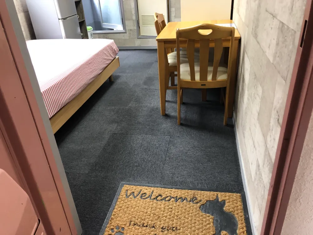 Osaka city at Abeno station and Tennoji station furnished 1 room private apartment for foreigners (main room area)