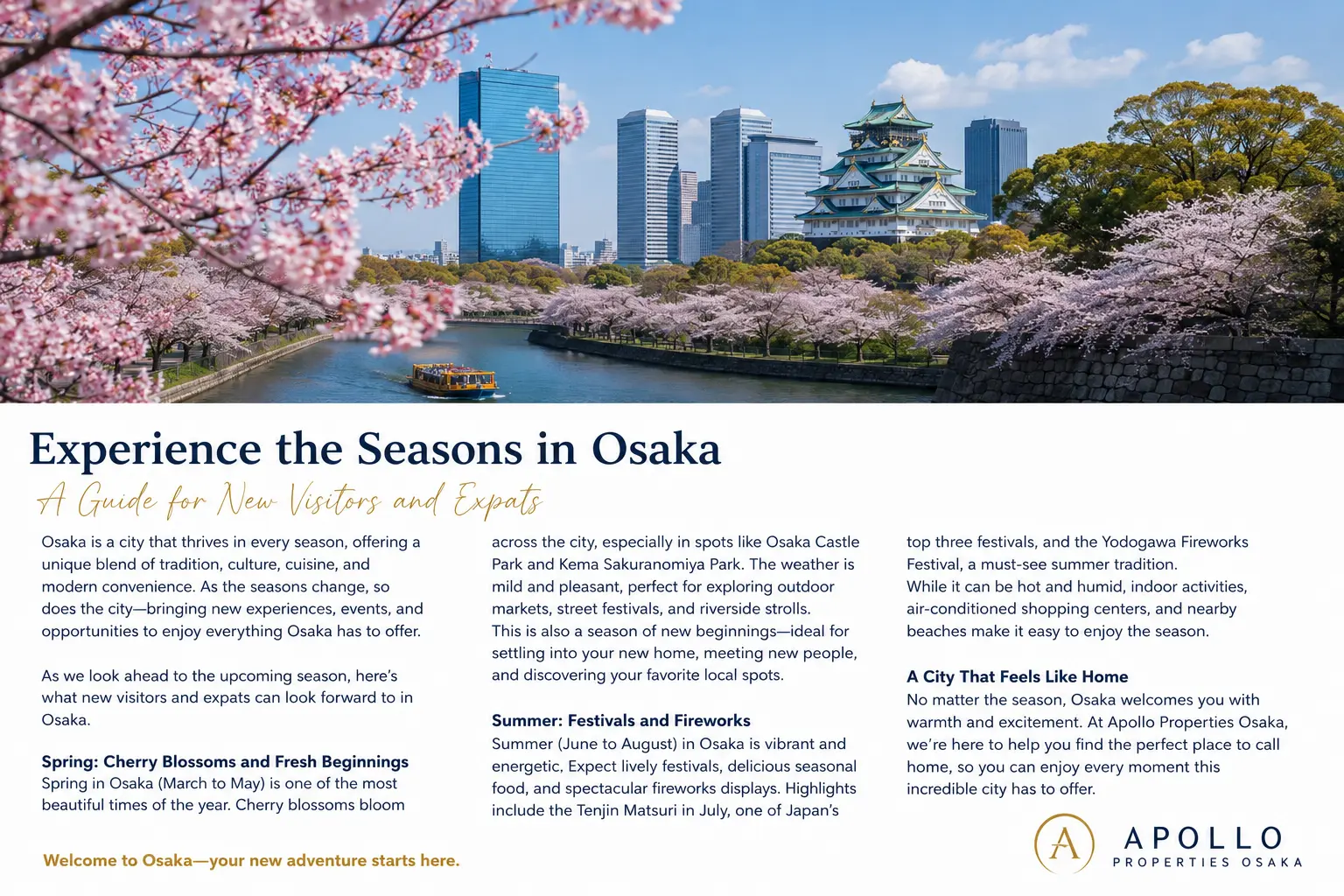 APOLLO PROPERTIES OSAKA FURNISHED RENTALS FOR EXPATS AND FOREIGNERS IN NAMBA OSAKA
