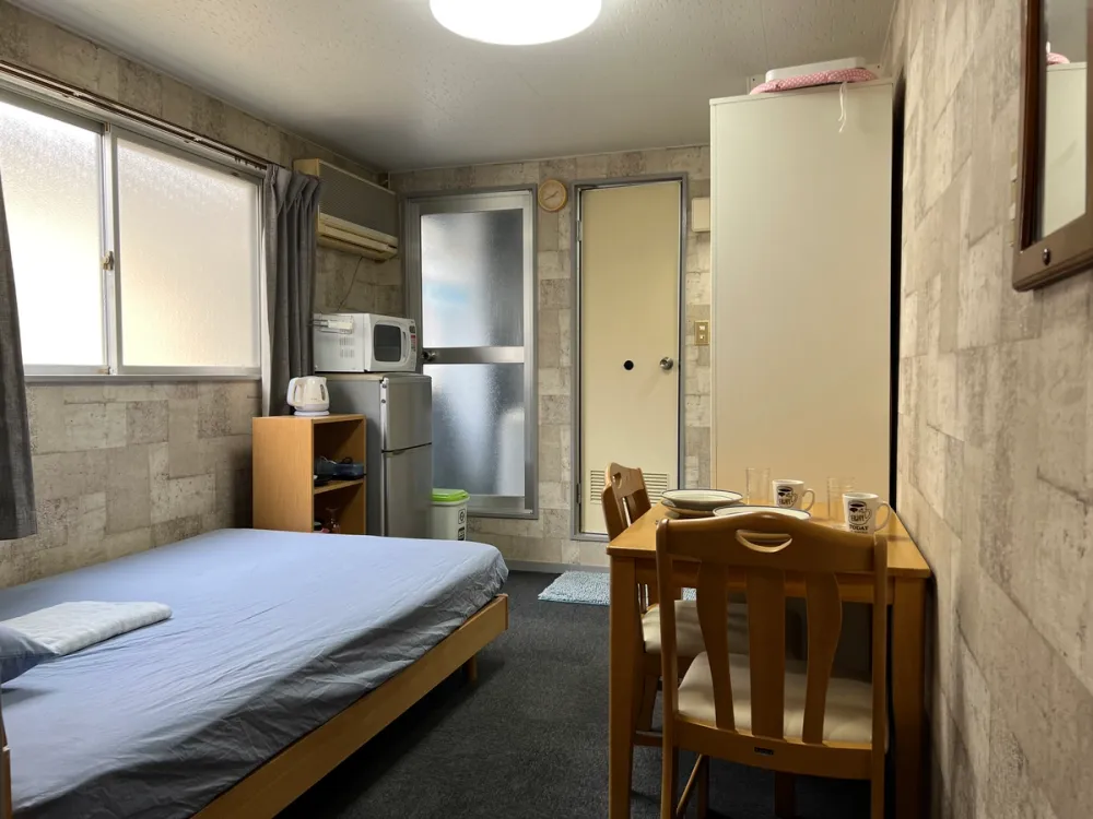 Osaka city at Abeno station and Tennoji station furnished 1 room private apartment for foreigners (overview of room)