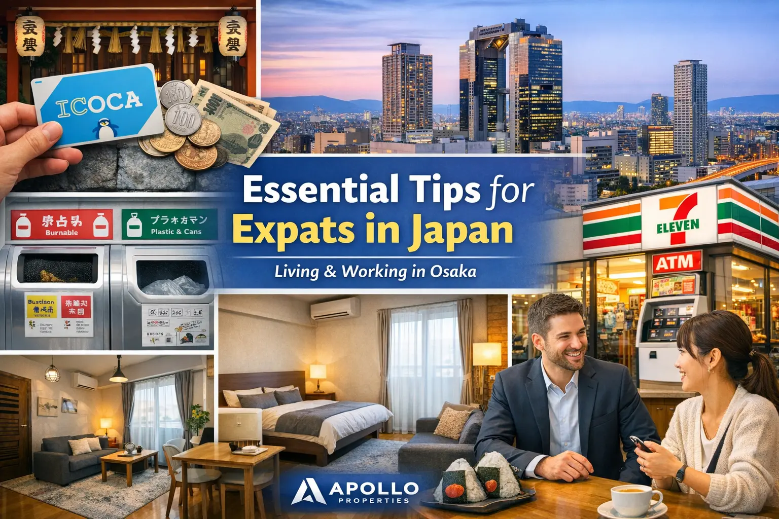 foreign friendly fully furnished private and share apartments in Osaka japan monthly apartments