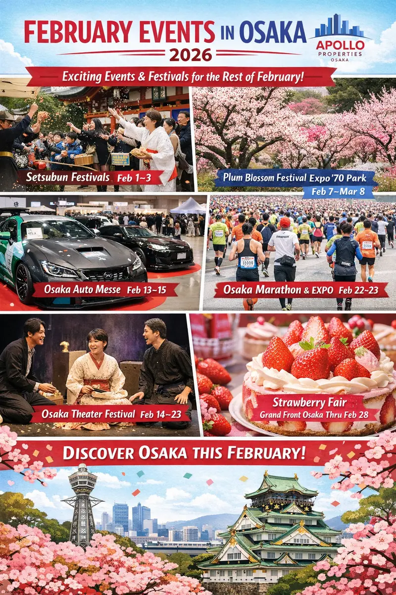 foreign friendly fully furnished private and share apartments in Osaka japan monthly apartments