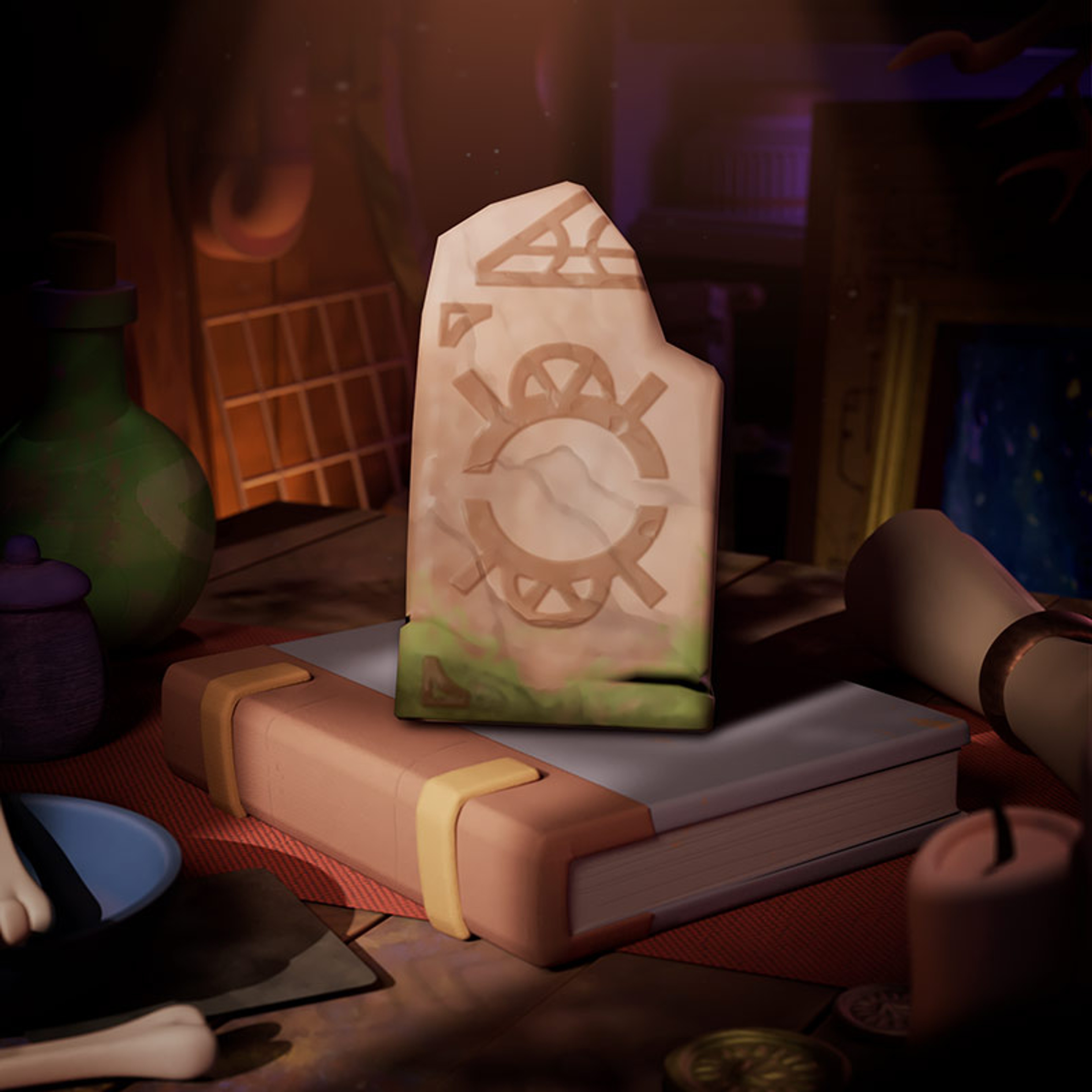 Broken standing stone