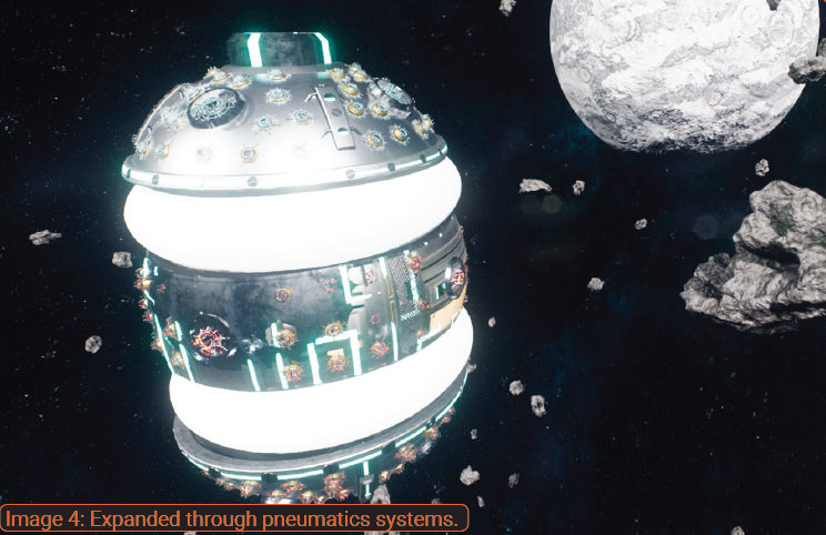Space Urchin — portfolio sheet 4 of 7