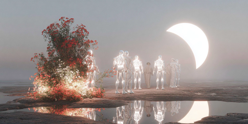 A small team focused on producing real work together, with visible outputs of their effort.