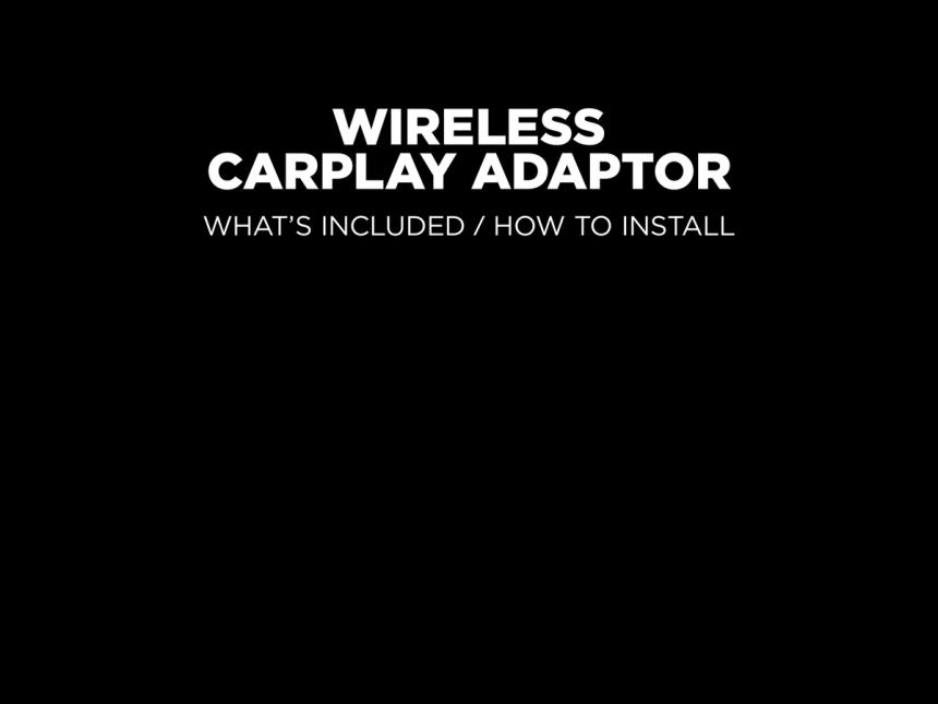 MyPhoneStore  Adaptateur Sans Fil CarPlay Quad Lock
