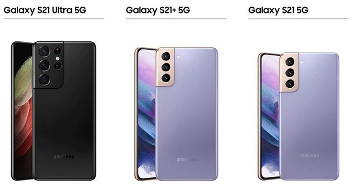 Samsung Galaxy S21, Samsung Galaxy S21+, Samsung Galaxy S21 Ultra