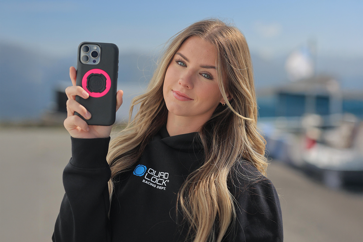 Quad Lock Signs Driver Amanda Sorensen as Official Brand Ambassador