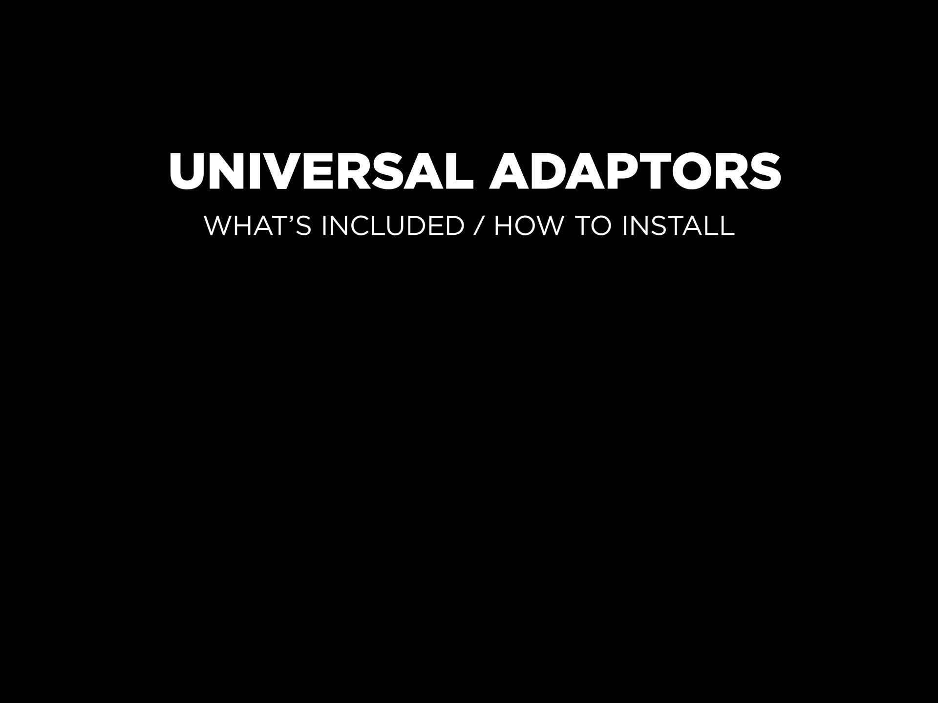 Universal - Adaptadores Universales - Quad Lock® USA - Tienda oficial