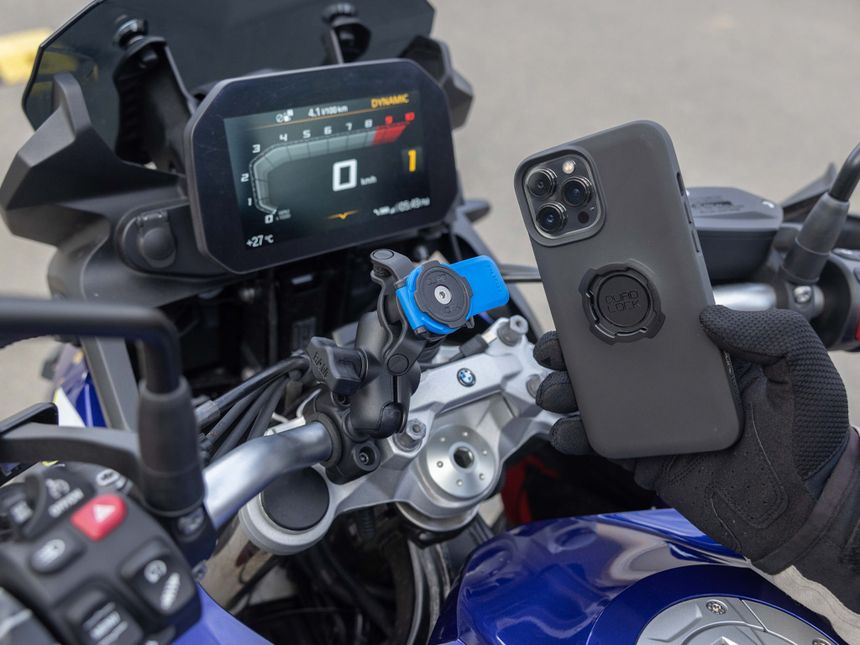 1 Ball Adaptor Motorcycle Kits - iPhone - Quad Lock® UK
