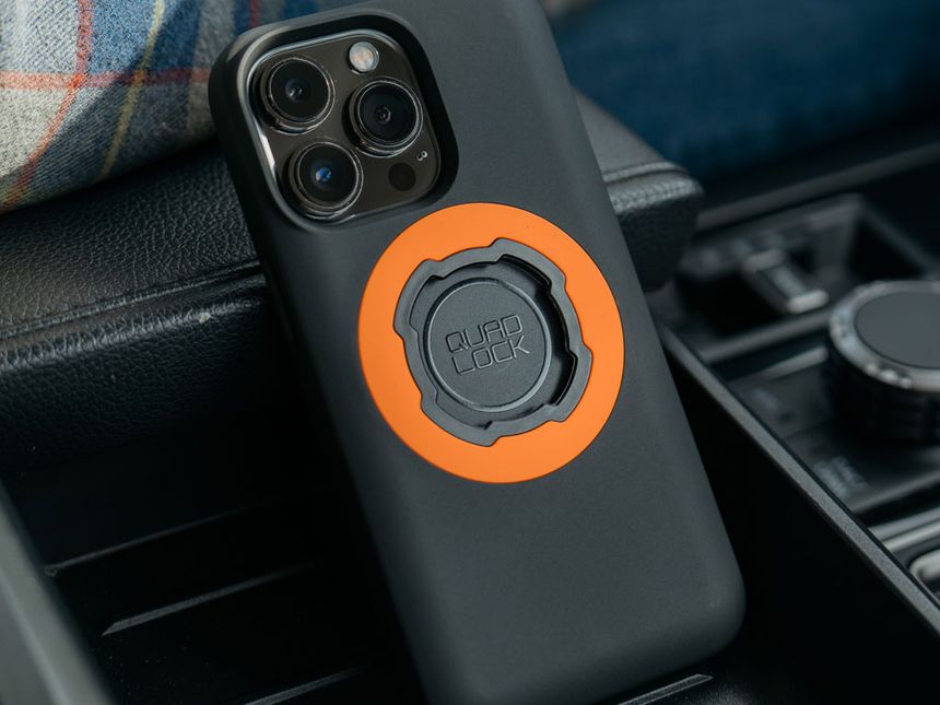 Quad Lock Kit da Bici per iPhone 6/6S, Nero/Blu : : Elettronica
