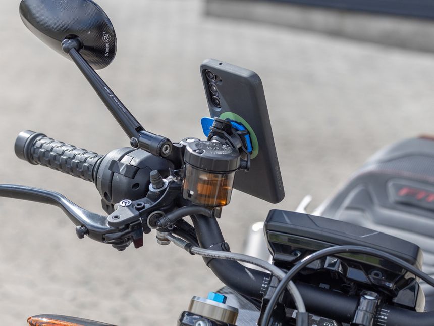 Motorrad - Halterung für Bremszylinder-Klemmschale - Quad Lock