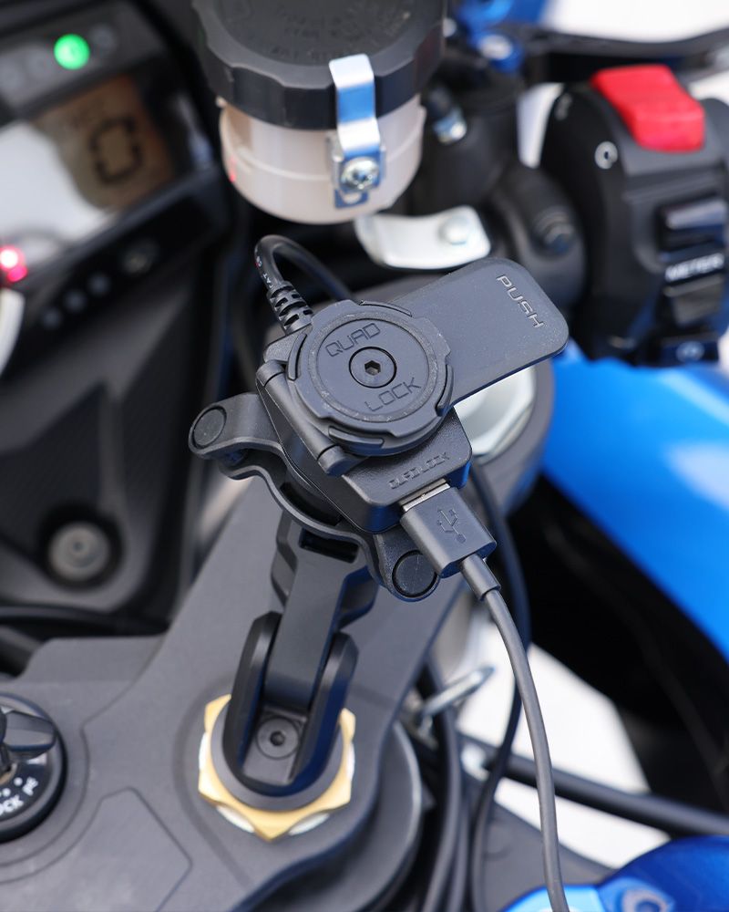 thumbnail image 2 of Quad Lock Motorcycle USB Charger - Weatherproof Power Adapter For Bike Mounts With Quick Charge 2.0 2 of 6