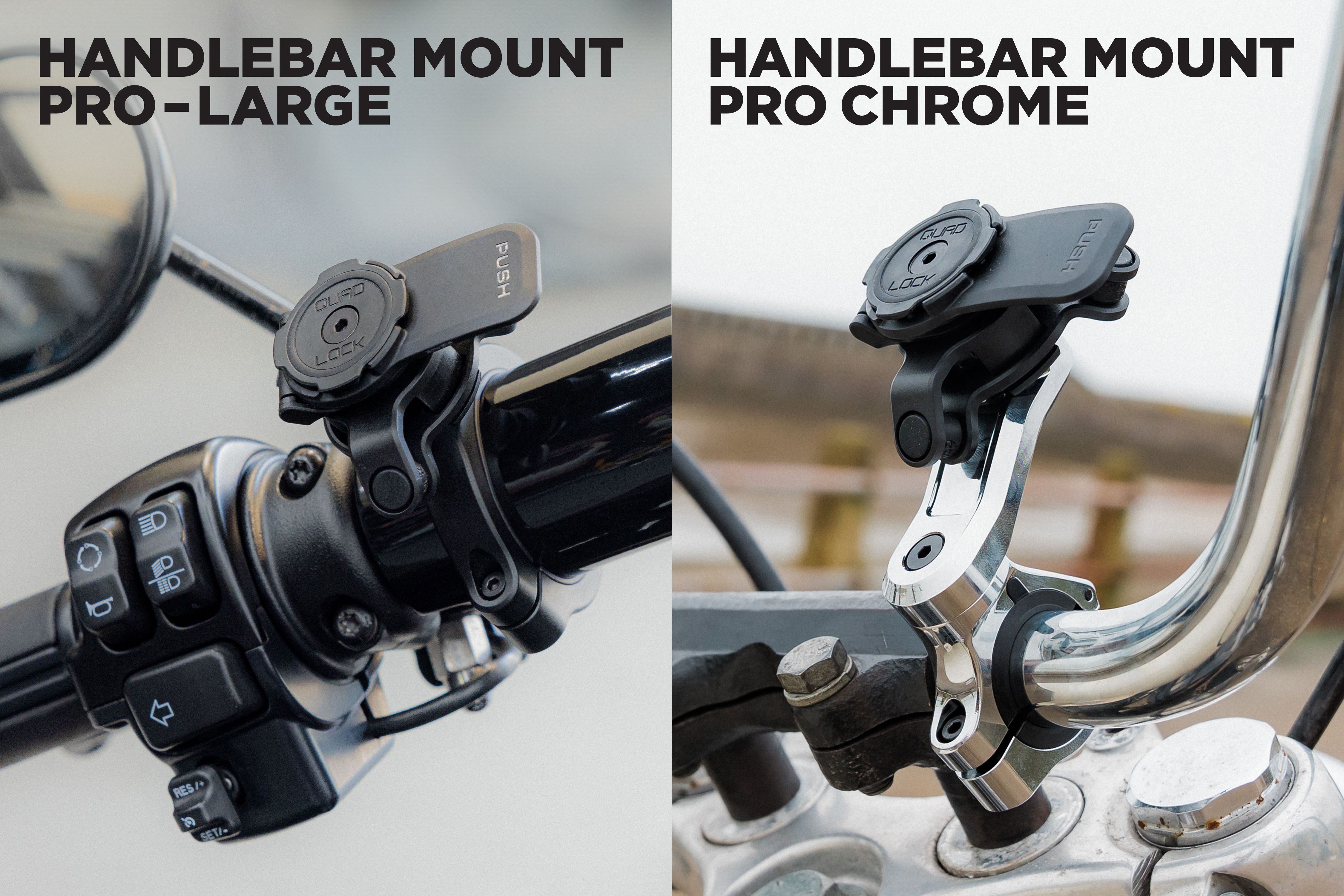 Quad lock motorcycle handlebar mount online