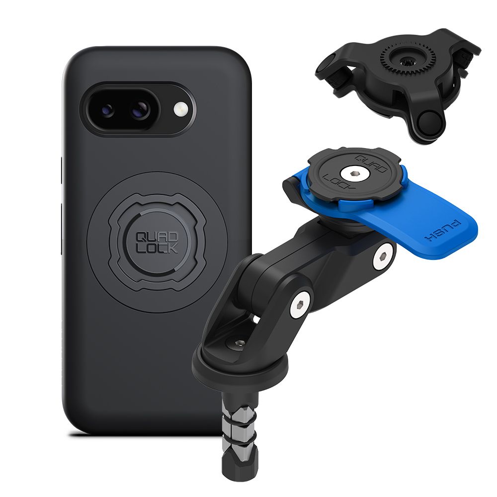 Quad Lock Moto Fork Stem Mount (V2) + Vibration Dampener + MAG