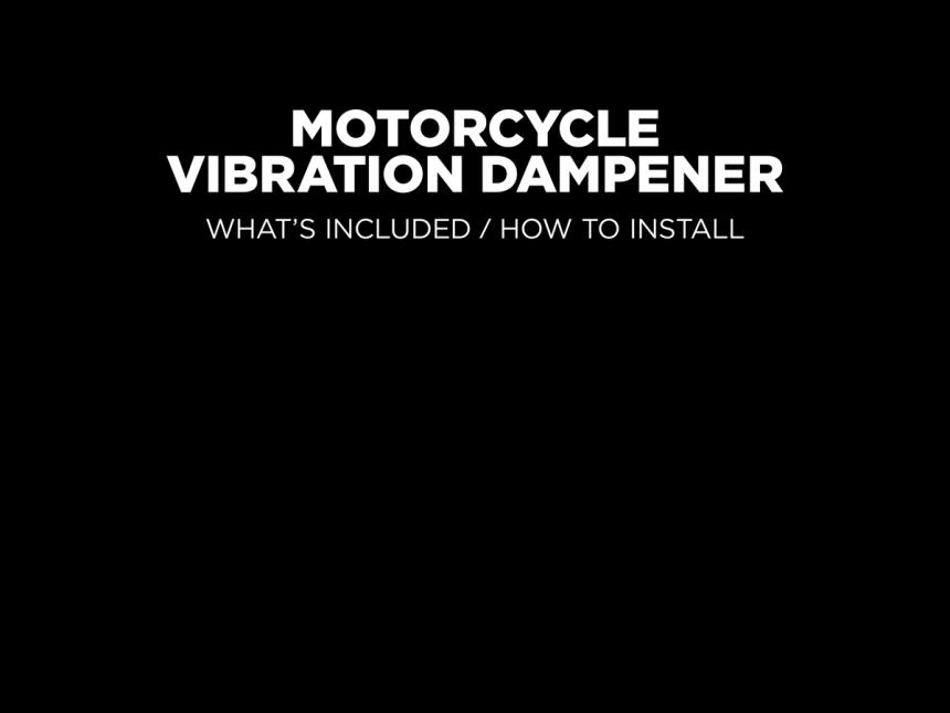 Motorcycle - Vibration Dampener