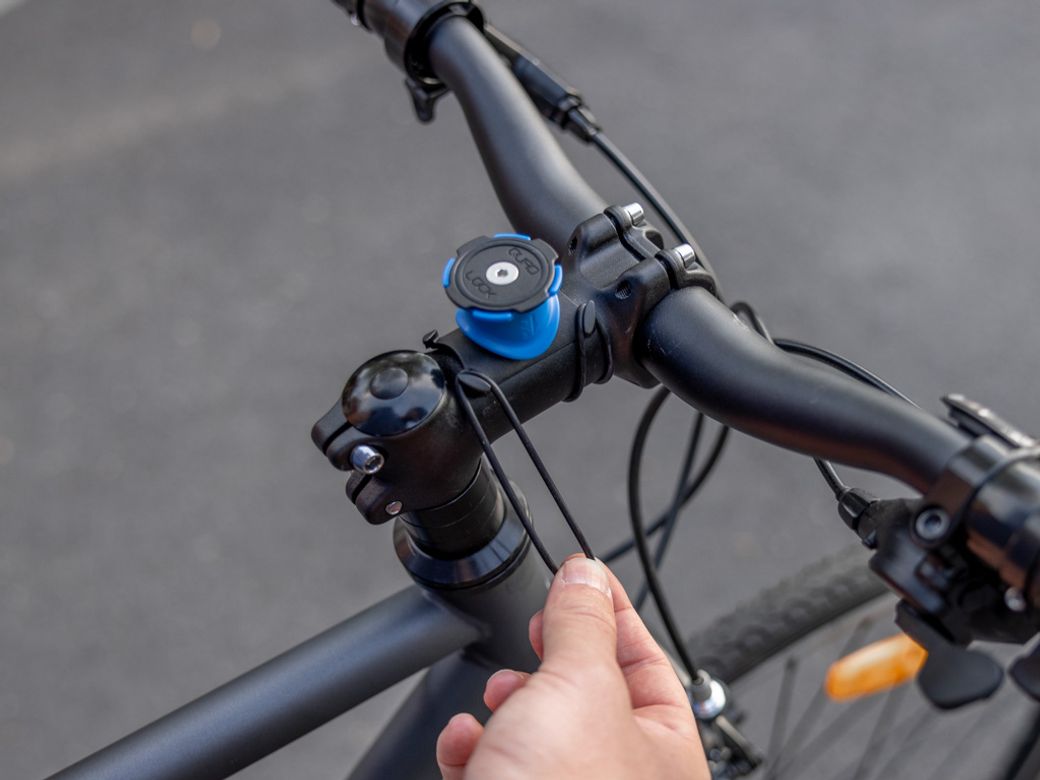 Moto Anti Vibration Dampener Support de montage Quad-lock Cycling Phone  Rack Noir