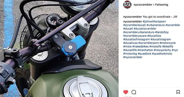 Ducati scrambler cheap phone mount