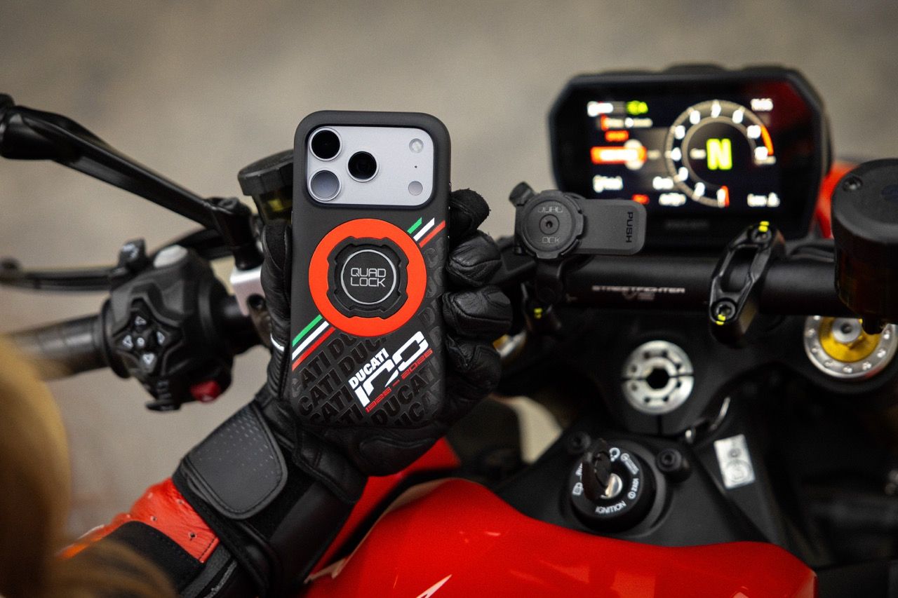 Quad Lock Announces Official Ducati Licensed Case Range - Quad
