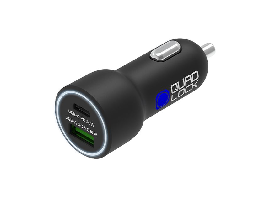 Charging - Dual 12V Car Charger - Quad Lock® USA - Official Store